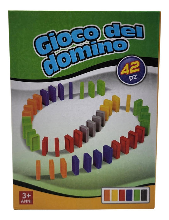 Juego Set Domino De Colores Juego De Mesa Camino Domino