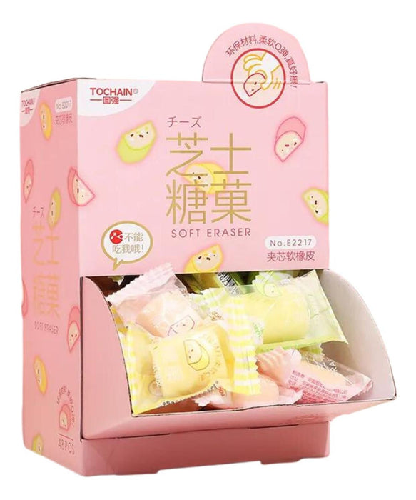 Goma De Borrar Cheese Candy Kawaii Cute