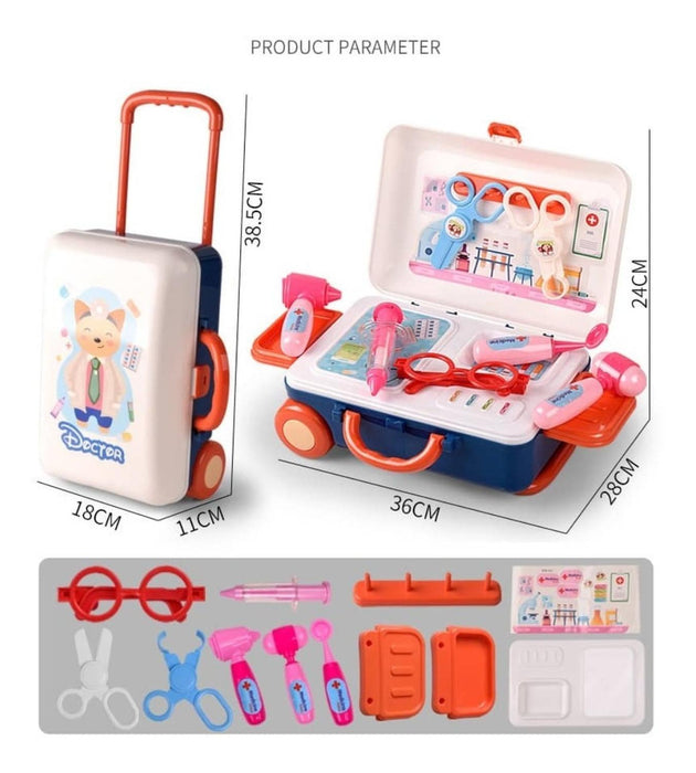 Set Maleta Maletin Infantil Doctora Niñas Juegos