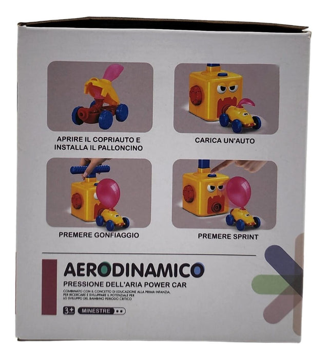 Juego Inflador De Globos Juguete Para Niños Autos Carreras