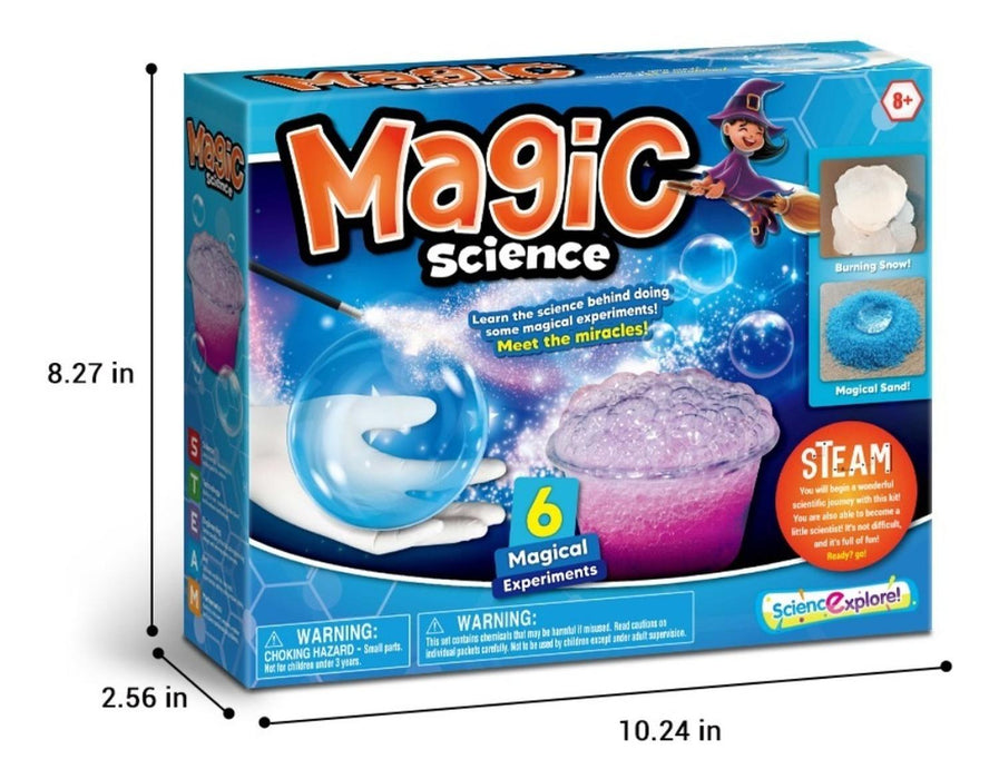 Kit 6 Experimentos De Ciencias Mágicos Juguete Educativo