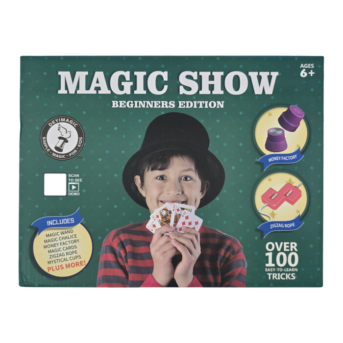 Set Juego De Magia Magic 100 Trucos De Mago Con Varita Niños