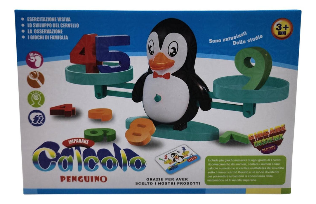 Juguete Educativo Equilibrio Matematicas Pingüino Para Niños