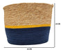 Canasto Decorativo Mimbre Cesta Yute Rustica 3 Colores G - Fliperex