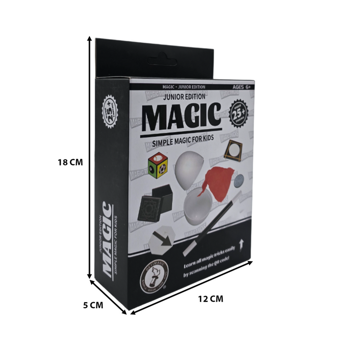 Set Juego De Magia Magic 25 Trucos De Mago Con Varita Niños