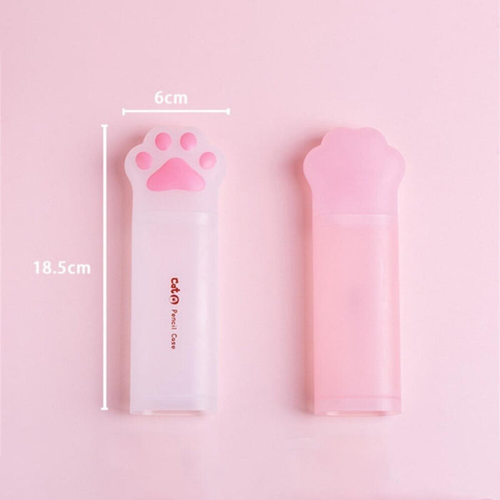 Estuche Lápices Patita De Gato Kawaii Cute Varios Colores