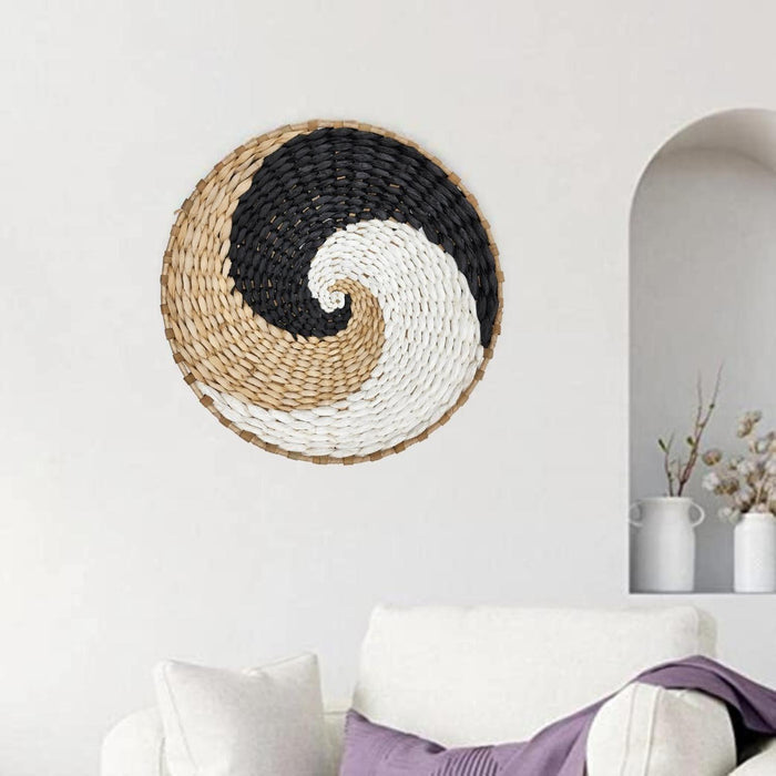 Circulo Decoración De Mimbre Para Pared Casa Terraza Variado