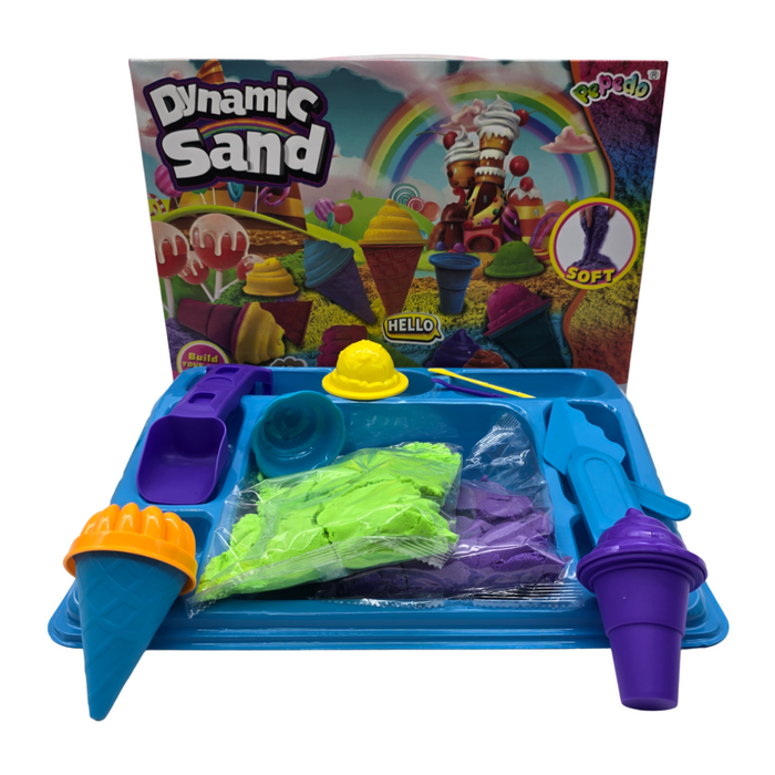 Set De Arena Magia Completo Heladeria y Dulces Magic Sand