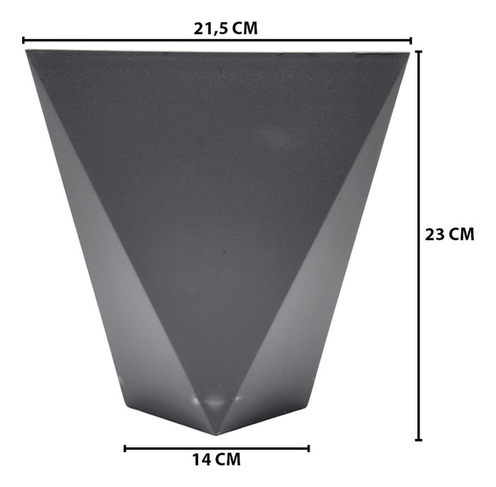 Macetero Maceta Geometrico Diseño Nordico Plastico Mediano