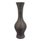 Jarron Florero Decorativo Tejido Rattan Moderno Rayas 60 CM