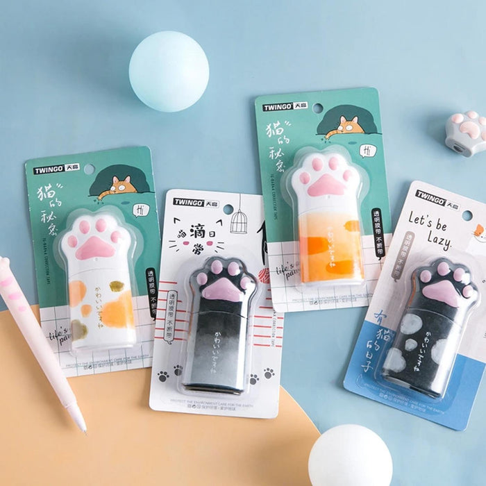 Corrector Cinta Diseño Patita De Gato Kawaii Cute