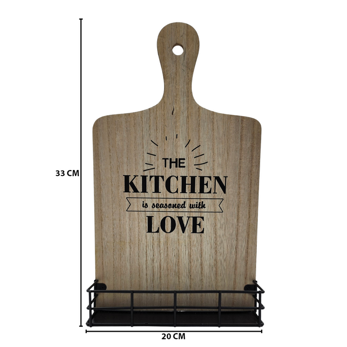 Porta Especiero De Pared Madera Para Cocina The Kitchen Love