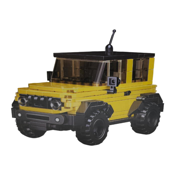 Juego Construye Vehiculo Camioneta Armable Amarillo