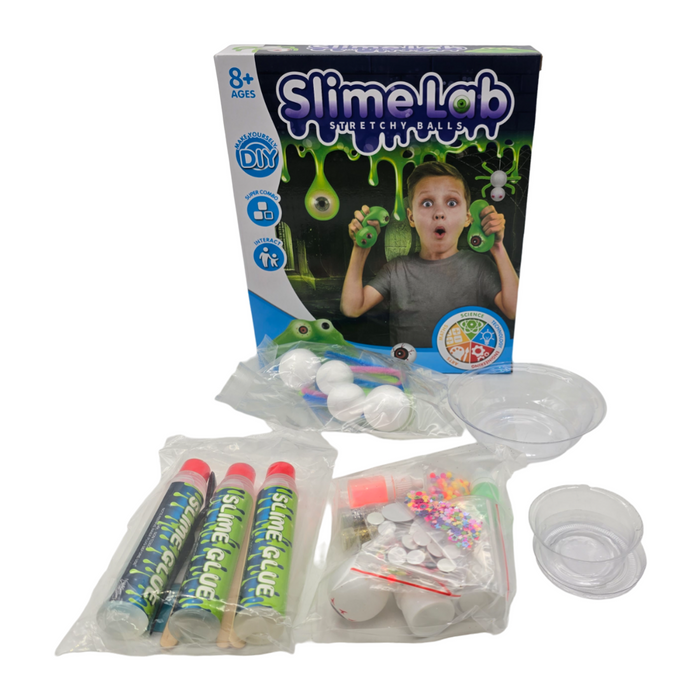 Kit De Ciencia Experimento Completo Slime Stretchy Balls Pro