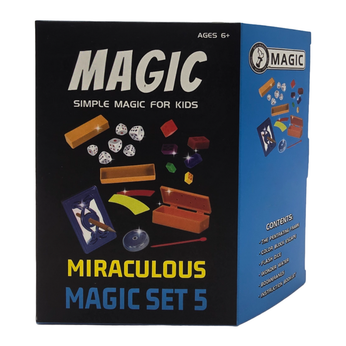 Set Juego De Magia y Trucos Clásico Para Niño Adulto Celeste