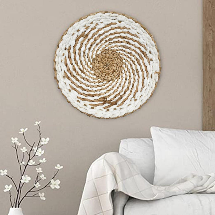 Circulo Decoración De Mimbre Para Pared Casa Terraza Variado