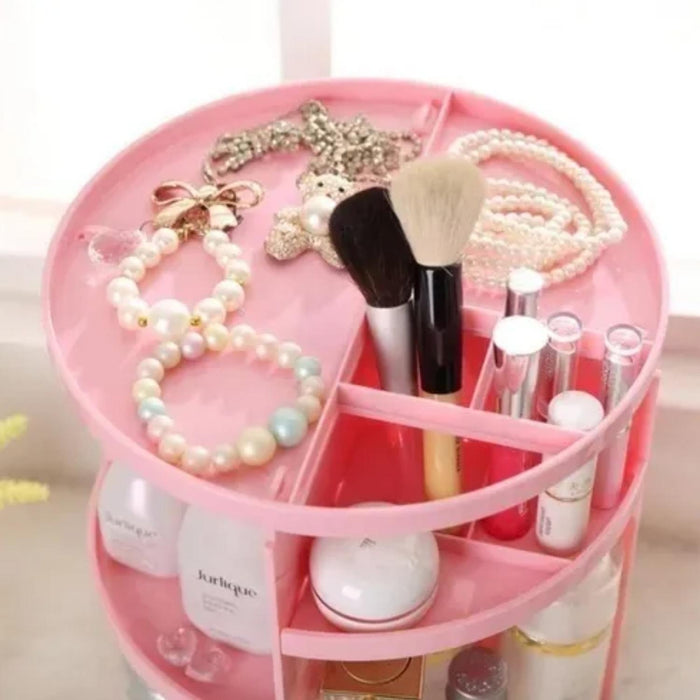 Organizador De Maquillaje Cosmetiquero Giratorio 360 Grados