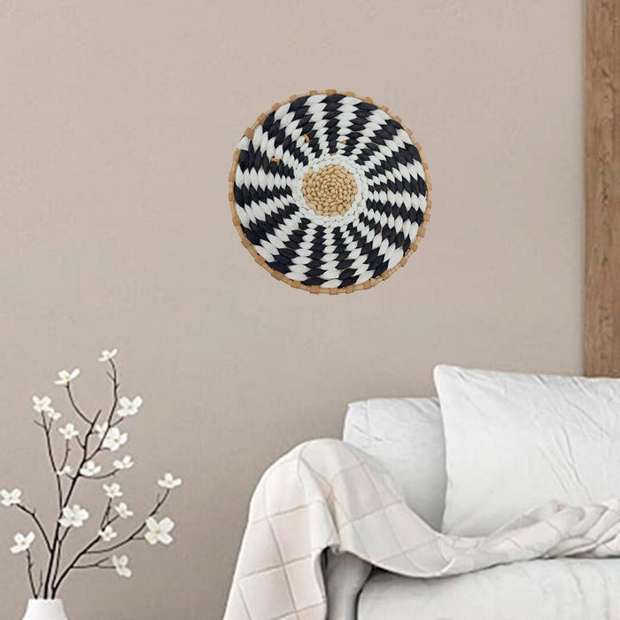 Circulo Decoración De Mimbre Para Pared Casa Terraza Pequeño