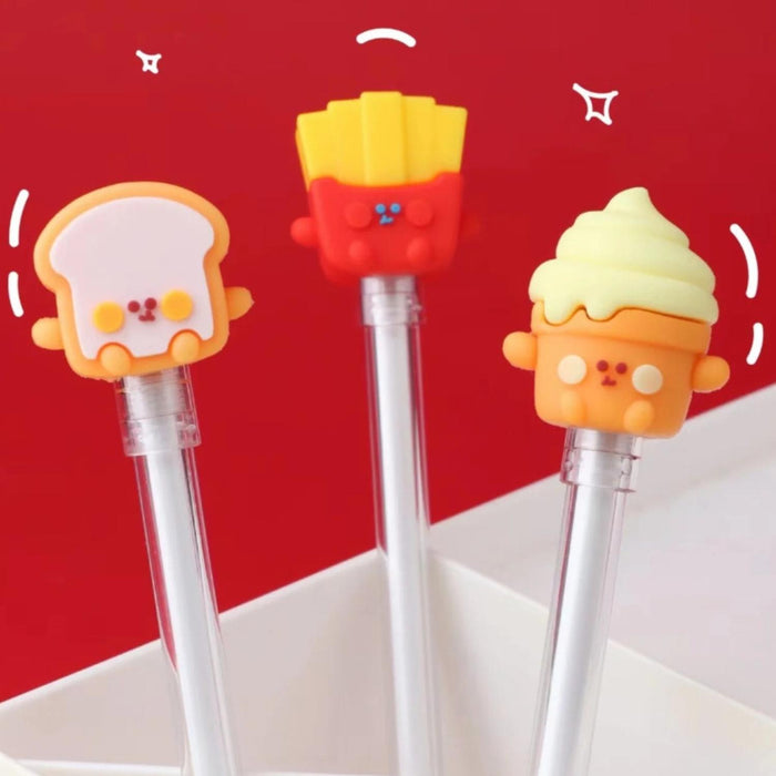 Set 6 Lapices De Alimentos Variados Kawaii Cute