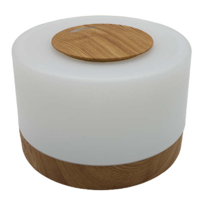 Humidificador Lampara Led Usb De Aromas Diseño Madera