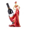 Bailarina Dorada Decorativa Vino Figura Decorativa Estatua