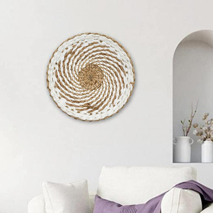 Circulo Decoración De Mimbre Para Pared Casa Terraza Variado