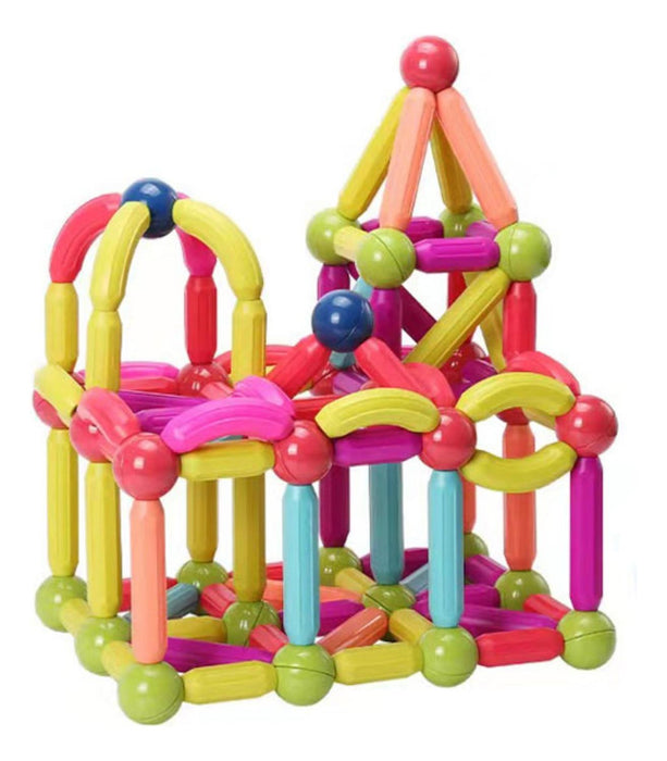 Juego Varillas De Construccion Magnetico Didactico 42 Piezas