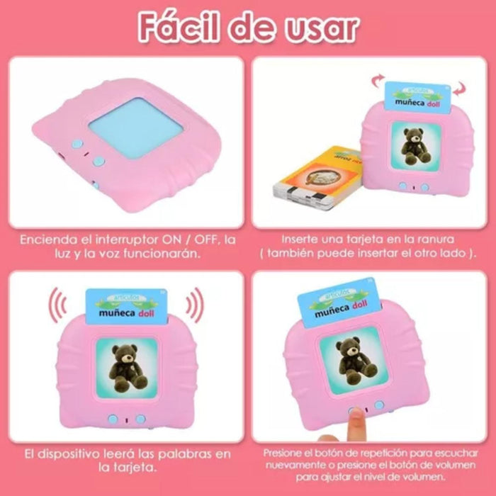 Maquina Tarjetas Didacticas De Aprendizaje Español Ingles