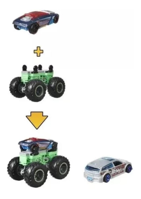 Hotwheels Monster Trucks Set Diseña Tu Mounstro