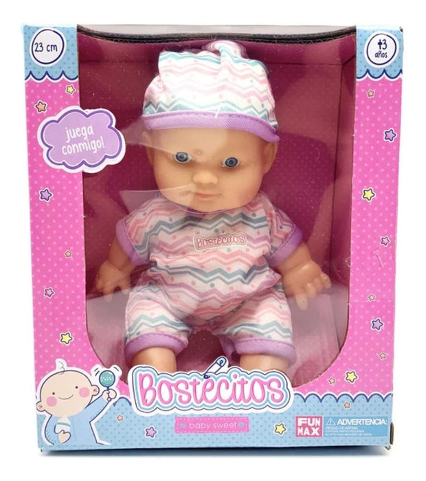 Bebe Bostecitos 23 Cm Original Funmax Juguete Para Bebe Niña