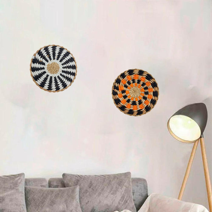 Circulo Decoración De Mimbre Para Pared Casa Terraza Pequeño