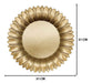 Bandeja Plato Decorativa Dorada Nordica Con Forma De Flor - Fliperex