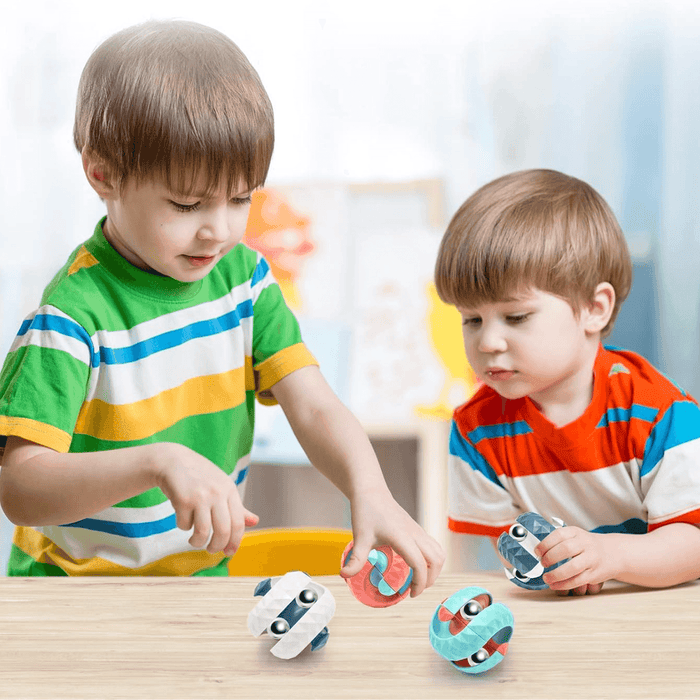 Juguete Cubo Giratorio Antiestres Creative Orbit Ball Color - Fliperex