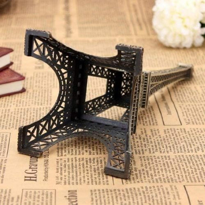 Pack 2 Adorno Torre Eiffel Paris Francia Metalica Decorativa