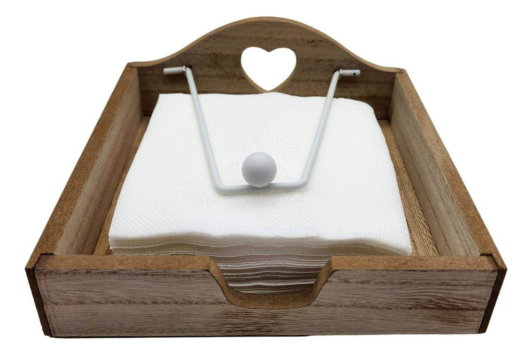 Porta Servilletas De Madera Estilo Vintage Buena Calidad - Fliperex