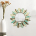 Cuadro De Metal Decorativo De Plumas Metalicas De Colores - Fliperex