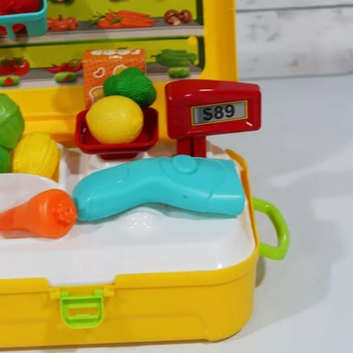 Set Maleta Maletin Infantil Cocina Amarilla Niños Juegos