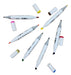 Set Marcadores Doble Punta 18 Lapices Plumones Arte Marker - Fliperex