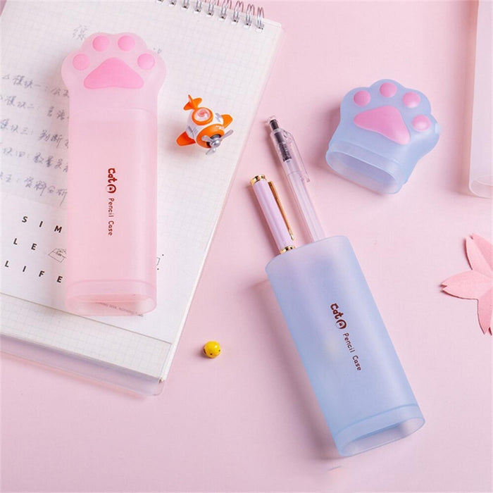 Estuche Lápices Patita De Gato Kawaii Cute Varios Colores