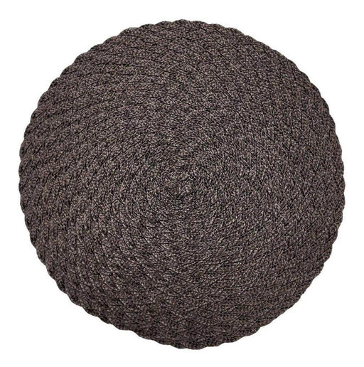 Set 6 Individuales Circulares Trenzados Completo Color Cafe - Fliperex