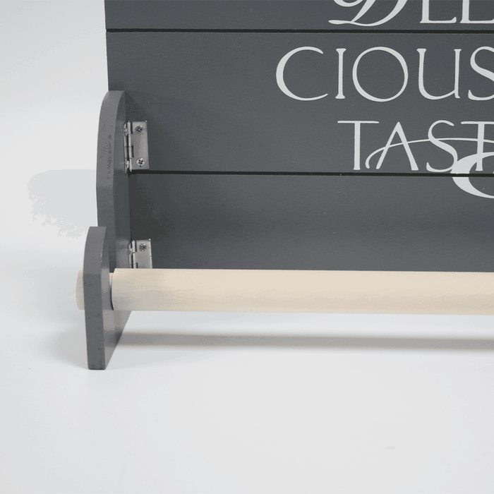 Dispensador Porta Rollo De Toalla Nova Cocina Vintage Gris - Fliperex