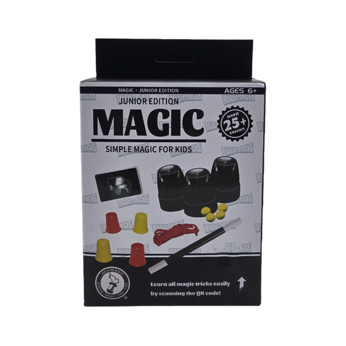 Set Juego De Magia Magic 25 Trucos De Mago Con Varita Niños