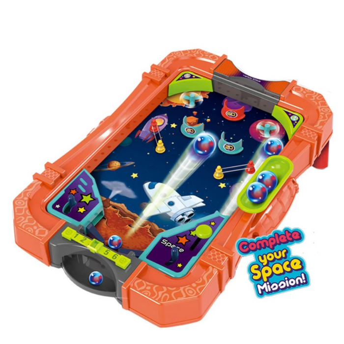 Juego De Mesa Pinball Space Fliper Doble Pinball Arcade