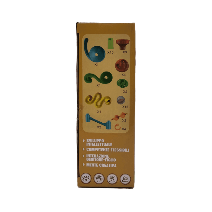 Circuito De Bolitas Completo Armable 50 Pieza Puzzle Tobogan - Fliperex