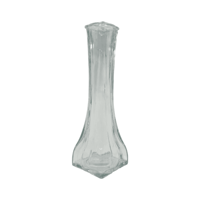 Set 3 Floreros Decorativos De Vidrio Pequeño Transparente - Fliperex