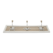 Perchero De Pared Colgador Vintage 3 Ganchos Dobles Blanco - Fliperex