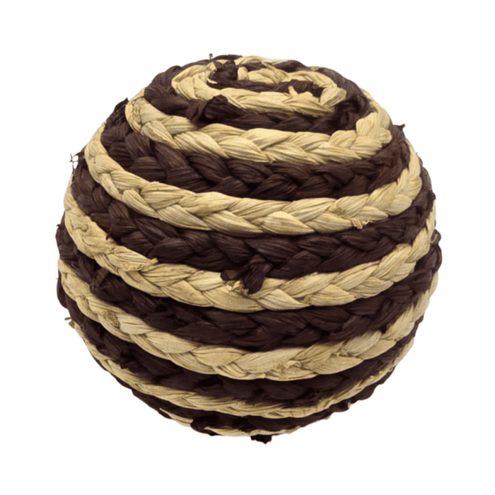 Set 2 Esferas De Yute Cuerda Para Decoracion Pelota Beige - Fliperex