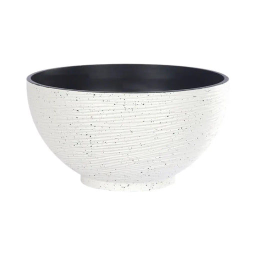 Macetero Plastico Semi Esfera Premium Diseño a Rayas M - Fliperex