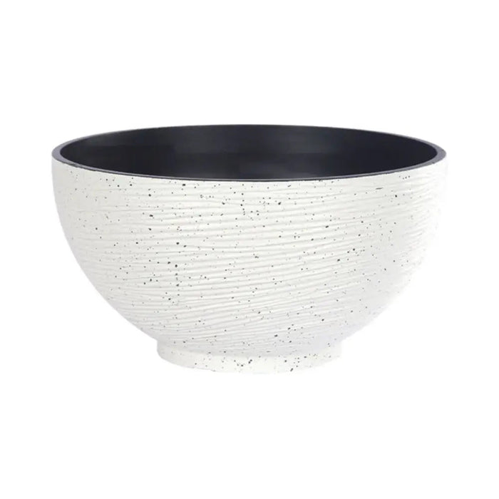 Macetero Plastico Semi Esfera Premium Diseño a Rayas M - Fliperex