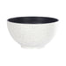 Macetero Plastico Semi Esfera Premium Diseño a Rayas M - Fliperex